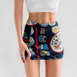 Urban Outfitters Graphic Mini Skort